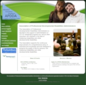 Screenshot: Example Website Design - Informational Not-for-Profit